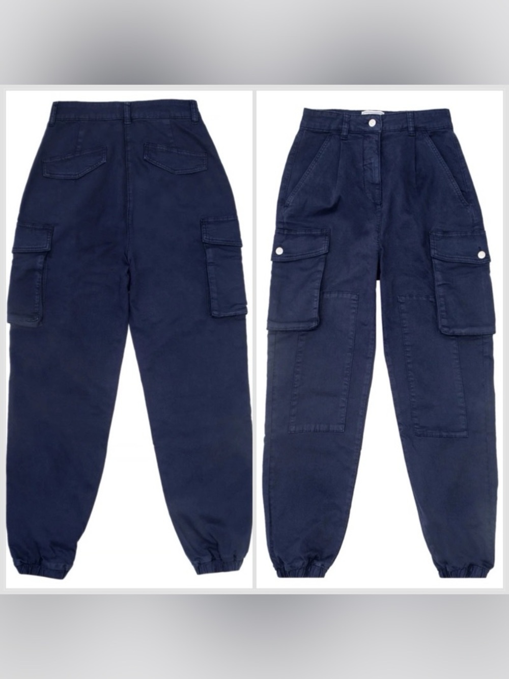 NWT Moschino Navy Blue Cargo Jeans - Picture 4 of 16